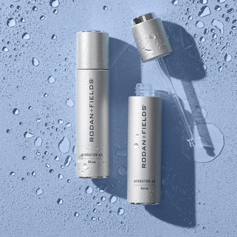 Rodan and Fields Active Hydration Serum - Product shown with water droplets