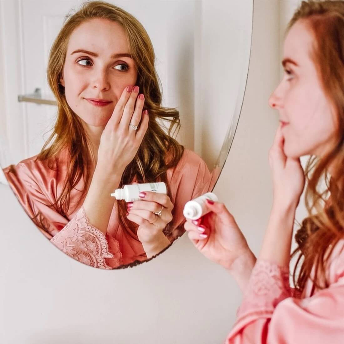 Rodan and fields model applying soothe