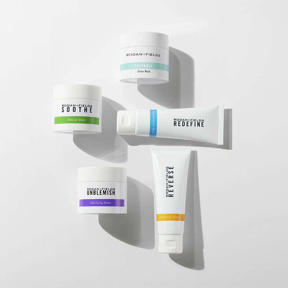 Rodan and Fields skincare facial masks.