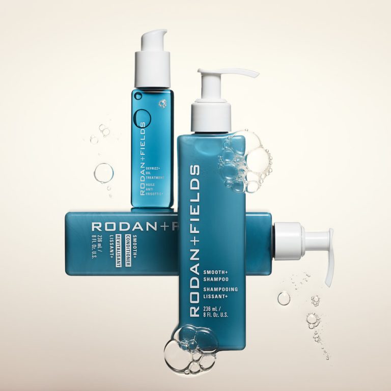 Rodan + Fields Smooth Regimen stylized with bubbles